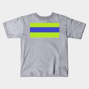 Green and Blue Flag Kids T-Shirt